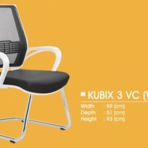 Kursi Kantor Donati Decco-KUBIX 3 VC WHITE