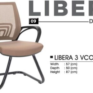 Kursi Kantor Donati Decco-LIBERA 3 VCOT BLACK